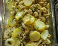 Salada de bacalhau com batata