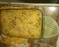 Souflé de espinafre com frango