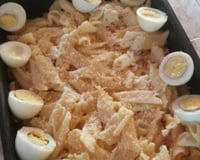 Macarrão ao forno com bacon e mussarela