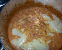 Macarrão com carne moída