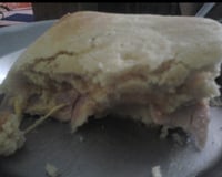 Pão de liquidificador com recheio