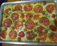 Pizza de pão de fôrma