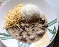 Estrogonofe de filé para duas pessoas