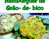 Hambúrguer de grão-de-bico