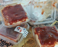 Torta cheesecake com ricota e goiabada