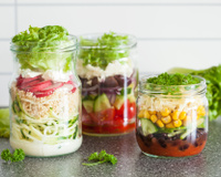 Qual a melhor forma de armazenar sua salada em uma marmita