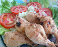 Frango de forno à milanesa