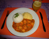 Moqueca baiana de camarão à moda CDM