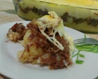 Escondidinho de charque fácil
