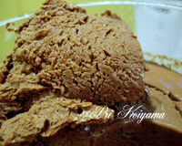 Sorvete ou creme de chocolate ao licor e nozes