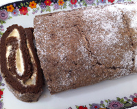 Rocambole mousse de chocolate