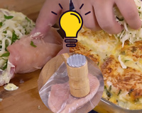 Ninguém vai acreditar em como é fácil fazer esse rolinho de frango recheado e gratinado, fica maravilhoso, de lamber os dedos