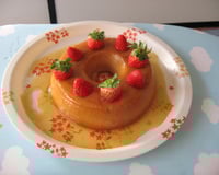 Pudim de morango