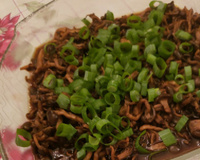 Shimeji na manteiga à brasileira