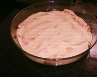 Panqueca de presunto e queijo ao molho branco