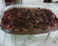 Torta de bolacha (com chocolate)