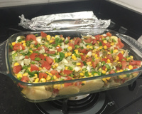 Filé de polaca assado ao forno