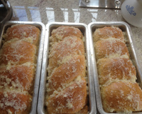 Pão doce de leite condensado de liquidificador