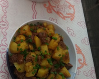 Carne de panela com batata