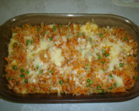 Arroz de forno colorido