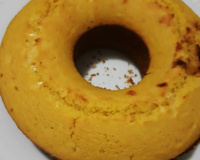 Bolo de fubá com coalhada