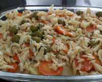 Salada de feijão-fradinho com bacalhau