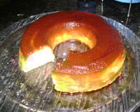 Pudim de pão na panela de pressão