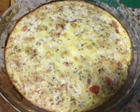 Omelete de atum fácil assado