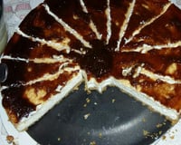 Torta cheesecake com ricota e goiabada