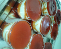 Mini cups de Romeu e Julieta cremoso