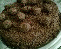 Bolo gelado de brigadeiro