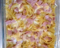 Macarrão talharim de forno