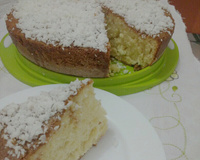 Bolo gelado de liquidificador