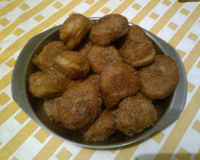 Bolinho de chuva com banana nanica
