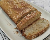 Pão sem glúten com farinha de arroz