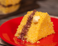 Cuscuz nordestino com carne-seca