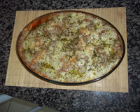 Lasanha com massa de panqueca