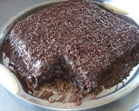 Bolo de chocolate no micro-ondas