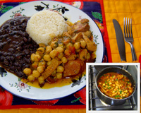 Dobradinha com grão-de-bico do Lúcio Cezar