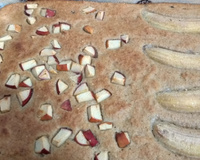 Bolo diet de banana, sem farinha e sem açúcar