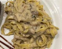 Fettuccini ao molho de cogumelos
