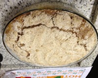 Bolo de banana com farofa