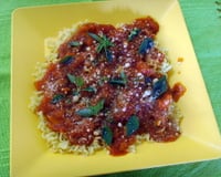 Espaguete com molho ao sugo