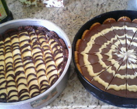 Torta de chocolate branco