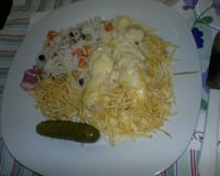 Filé de frango ao vinho branco