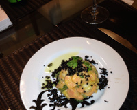 Tartar de salmão do Ferrari