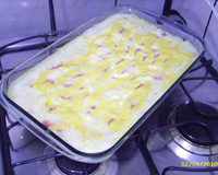 Filé de peixe da Vânia no molho banco