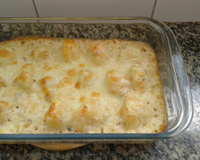 Batata assada com bacon