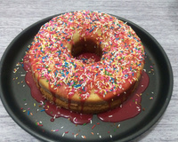 Bolo mármore de morango