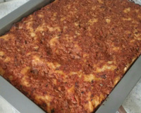 Pizza de forma para aniversário